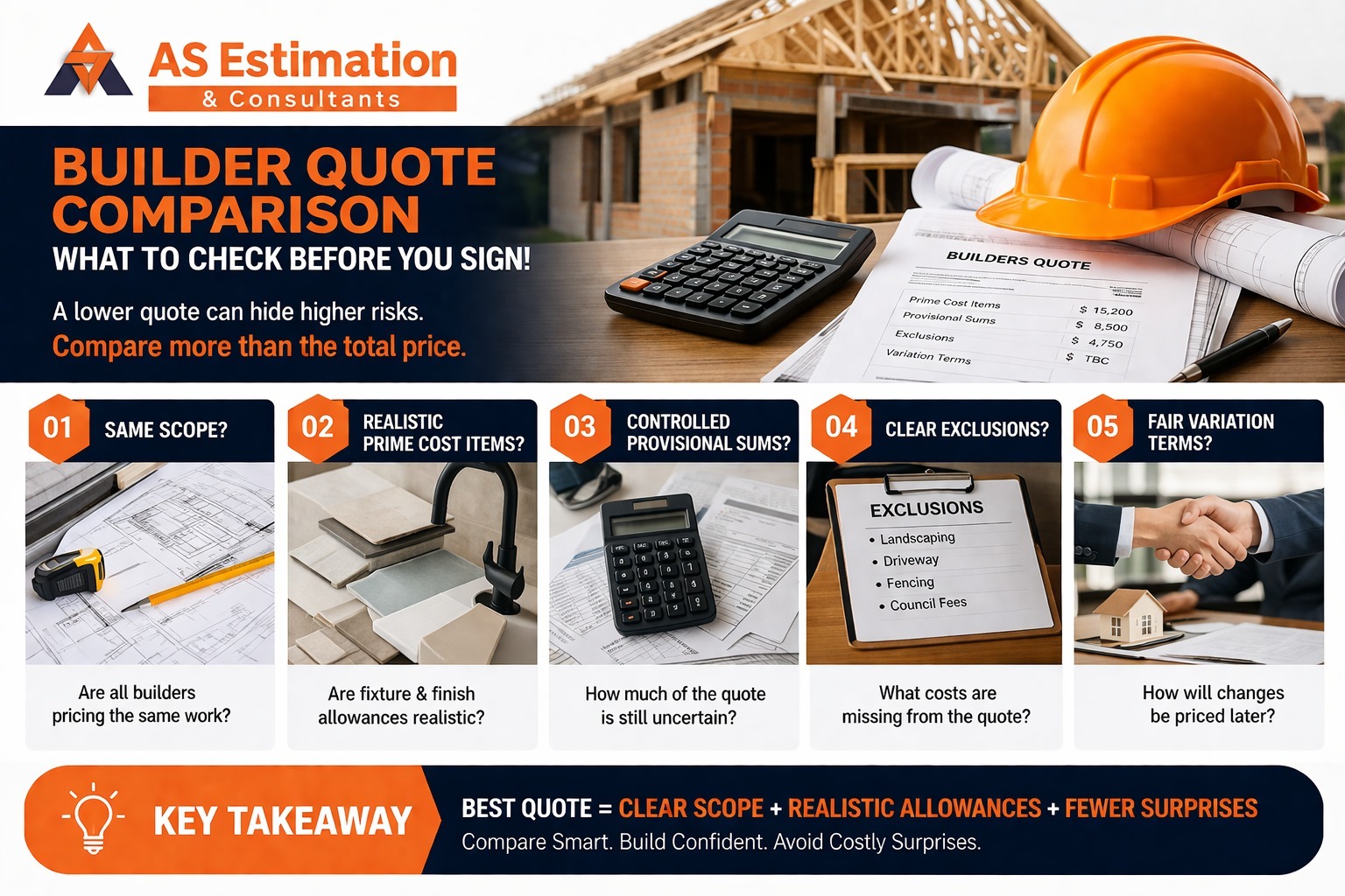 Builder Quote Comparison