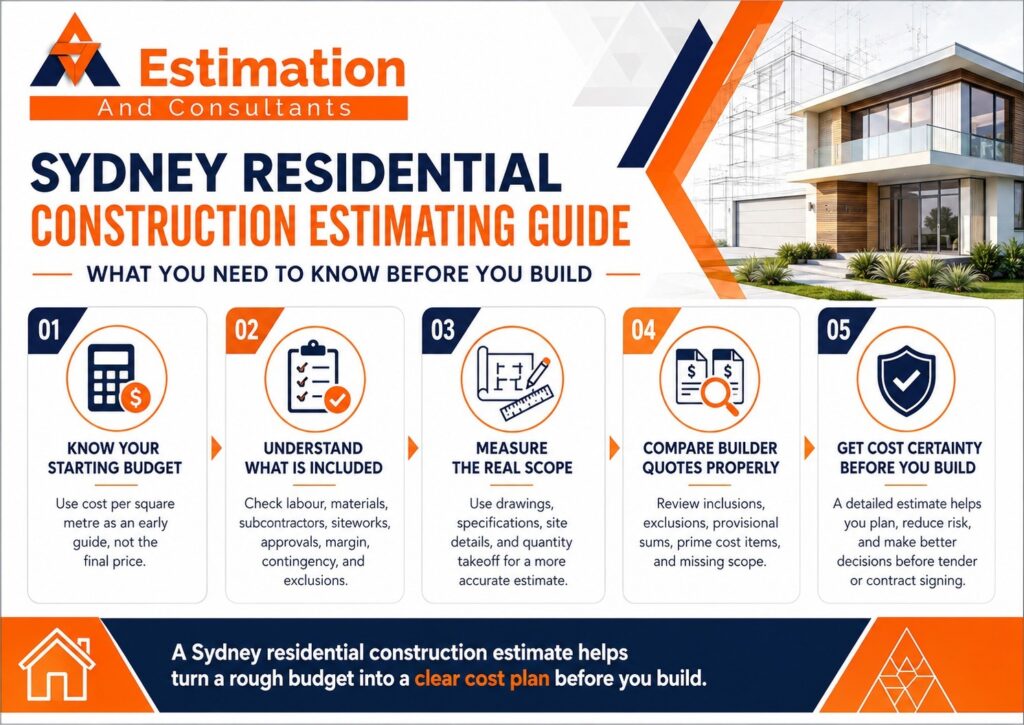 Sydney Residential Construction Estimating Guide